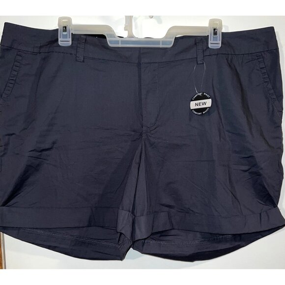 Apt. 9 Pants - APT. 9 Womens 24W Charcoal Gray Shorts 97% Cotton & 3% Spandex